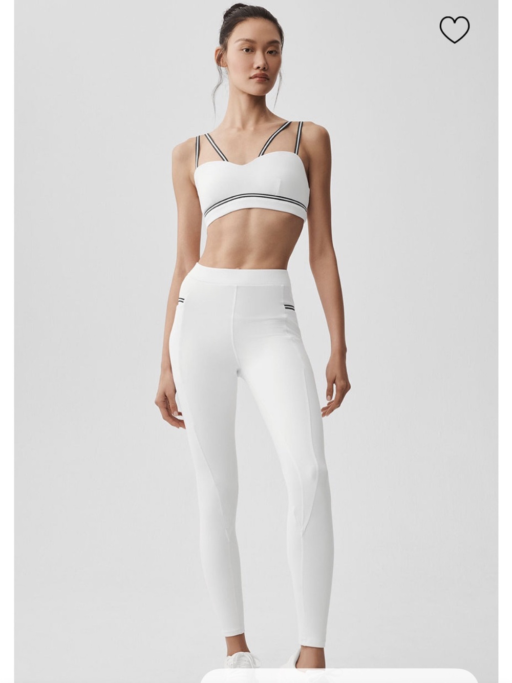 ALO Yoga Airbrush High-Waist Legging - White/Black